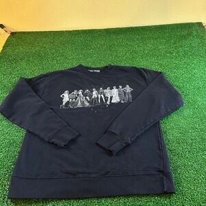 Taylor Swift Midnights Eras Tour‎ Crewneck Pullover Sweatshirt Navy Adult Medium